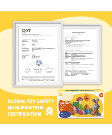 Kilpkonn 24 Colors Air Dry Clay Set with Play Mat & Tools - Non-Toxic Modeling Clay for Kids - No Baking Needed - Perfect Arts and Crafts Gift - Buy Online on GoSupps.com