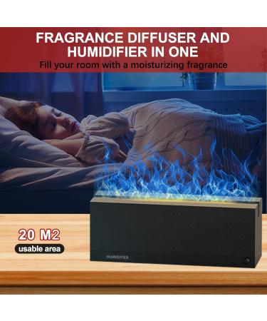 Flame Effect Diffuser & Humidifier - Essential Oil Aroma Diffuser for Air Freshening & Room Fragrance - Buy Online on GoSupps.com