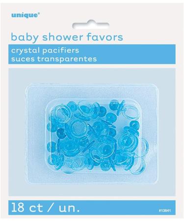Blue Plastic Pacifier Favors - Set of 18 | Unique Party Supplies - Buy Online on GoSupps.com
