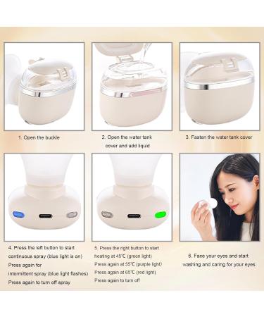  G n rique Eye Steamer Mister Electric Humidifier for Dry Eyes | Small Heated Nano Electric Eye Humidifier Sprayer Portable Lollipop Sprayer Eye Mist - Buy Online on GoSupps.com