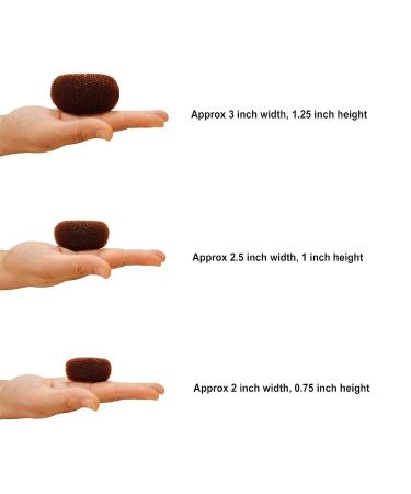 SiChun Set of 3 Shaping Rings for Perfect Hair Buns | Mesh Weave for Chignon Hairstyles | Ideal for Children & Fine Hair - Buy Online on GoSupps.com