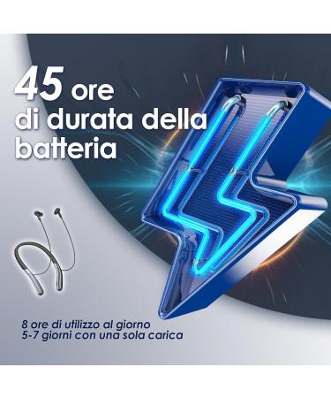 Compra Britzgo Dispositivo da Collo Wireless con Bluetooth - Cancellazione del Rumore per Attivit   Fisica Musica TV | Spedizione Internazionale - Buy Online on GoSupps.com