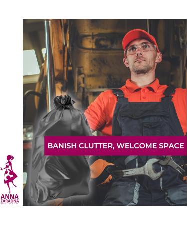 60L Super Strong Garbage Bags - 40 Pack | 100% Recycled | Traditional Closure | Durable Household & Garden Solutions - Buy Online on GoSupps.com