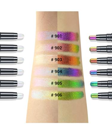 CHARMACY Multichrome 2 in 1 Cream Eyeshadow Stick - Waterproof, High Pigmented, Vegan & Cruelty-Free (905) - Buy Online on GoSupps.com