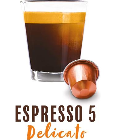 Belmio Espresso Coffee Aluminum Coffee Capsules Compatible with Nespresso Lungo Delicato 10 Capsules Intensity 5 - Buy Online on GoSupps.com