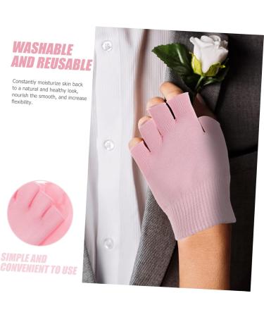 Beavorty 1 Pair Fingerless moisturizing Gloves Cotton Hand Gloves moisturizing Mositurizing Mitten Hydrating Gloves Gel Gloves Moisturizing Gloves Gel Mitten Mittens Hand Torn Cotton Gloves - Buy Online on GoSupps.com