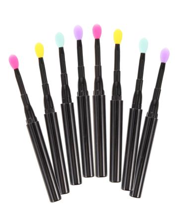 Outanaya 12pcs Lip Balm Lip Exfoliator Brush Eye Makeup Lip Balm Applicator