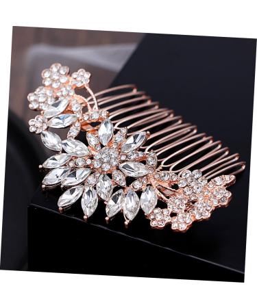 Angoily 1pc Hair Combs Hair Accessory for Women Rhinestone Headpiece Rhinestone Hair Clip Bridal Headpiece Comb Leg Garters for Thigh Accessories Korean Version Bride - Buy Online on GoSupps.com