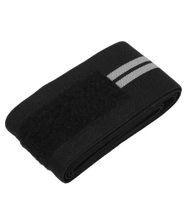 Sports Kniebandagen Kniebandagen Elastic knee gym workout weight lifting black for weight lifting for cross training for weightlifting for cross struts seemed support gym (black gray)