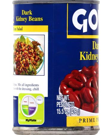 Goya Foods Dark Red Kidney Beans 15.5oz (Pack of 24) - Buy Online Now! - Buy Online on GoSupps.com