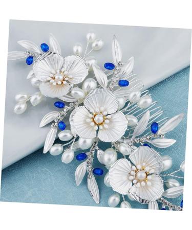 Ipetboom Bride Headpieces for Wedding Pearl Hair Pin Pearl Headpiece Pearl Hair Barrettes Bridal Headpiece Pearl Tiara Bridal Hair Clip Bridal Headdress Comb Dinner Party Petals - Buy Online on GoSupps.com