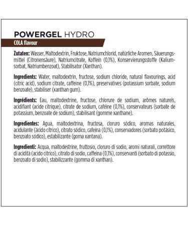 Powerbar PowerGel Hydro Cola - 24x67ml High Carb Energy Gel with C2MAX & 100mg Caffeine | Boost Your Performance - Buy Online on GoSupps.com