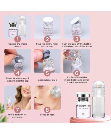 Micro In-fusion System for Face SerumSmooth Skin Facial Serum for Many Skin Types (1* applicator+3*Serum) White - Buy Online on GoSupps.com