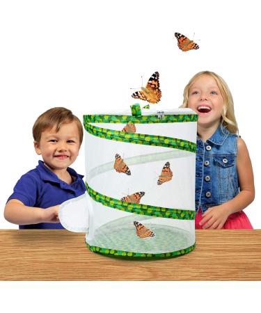biteatey Butterfly Habitat Collapsible Bug Mesh Cage Insect And Butterfly Habitat Design Collapsible Insect Mesh Cage Breeding Plant Cultivation Greenhouse - Buy Online on GoSupps.com