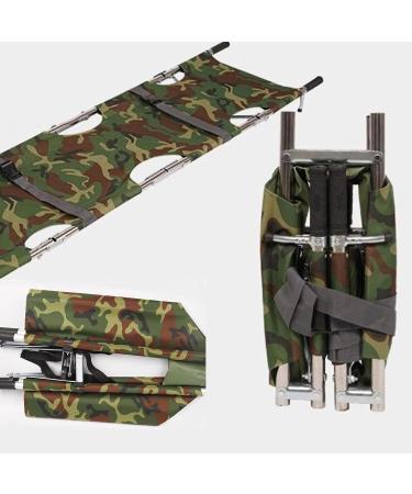 Aluminium Foldable Rescue Stretcher with Carry Bag Emergency Multi-Purpose Home Folding Stretcher for Such As Hospitals/Clinics/Families/Sports Fields - Buy Online on GoSupps.com