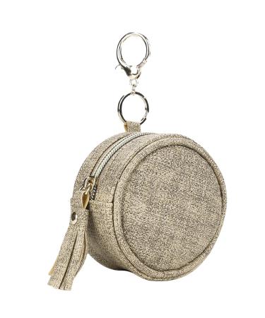 BAOK pacifier cover with clip pacifier trailer pod with closure for easy attachment to a diaper or handbag-attach to diaper bags hold 2 pacifier or nipple shield