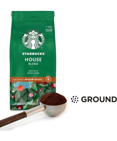 STARBUCKS House Blend Medium Roast Ground Coffee 200 g (Pack of 6) & Single-Origin Colombia Medium Roast Ground Coffee 200 g (Pack of 6) - Buy Online on GoSupps.com