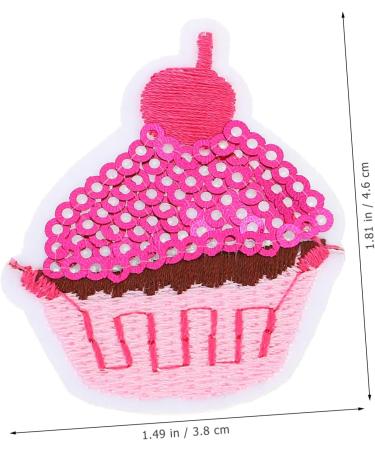 TEHAUX 10pcs Banner Cake Toppers Sew on Patches for Repairing Embroidery Cake Badge Japanese Supplies - Buy Online on GoSupps.com