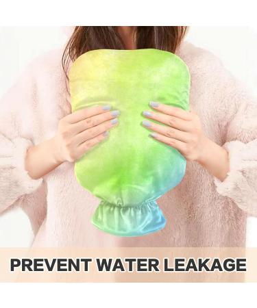 Colorful 2L Hot Water Bottle - Marble Rainbow Design for Pain Relief | Ideal for Muscle Injuries - Buy Online on GoSupps.com