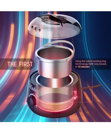 Madors Waxing Kit for Women - Intelligent Wax Warmer + Hard Wax Beads for Home Hair Removal - Buy Online on GoSupps.com
