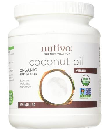 Nutiva Coconut Oil Organic Extra Virgin, 54 Oz