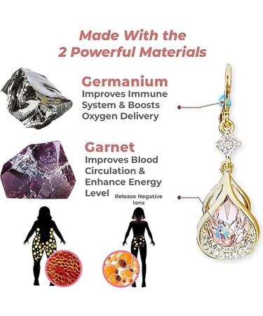 Lymphatic Earrings for Weight Loss | Slimming Magnetic Drop Earrings for Women Girls & Teens - Buy Online on GoSupps.com