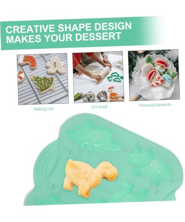 ABOOFAN Cake Mold Silicone Molds Cookie Silicone Gummy Molds Animal Rice Mold for Baking Ice Mold Platinum 22.1X19.3X2.6CM Green - Buy Online on GoSupps.com
