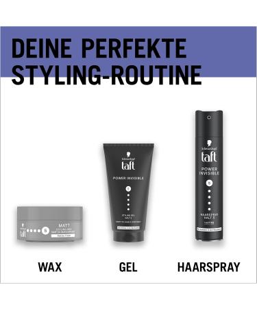Schwarzkopf Tafe Styling Wax Matt - Vegan Hair Wax (150ml 2 Pack) for Long-Lasting Hold & Matte Finish | International Shipping - Buy Online on GoSupps.com