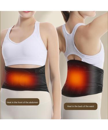 Decompression Self-Heating Magnetic Therapy Lumbar Waist Back Brace Massagers Support Orthopedic Belts For The Elderly With Lower Back Pain Spine Injury (Color : Black Size : L/Large) L/Large Black - Buy Online on GoSupps.com