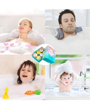  hengweiuk Bath Bombs Gift Set with Organic Essential Oils and Natural Dry Flowers Perfect for Bubbles and Spa Gift for Girlfriend (Sky Garden) - Buy Online on GoSupps.com