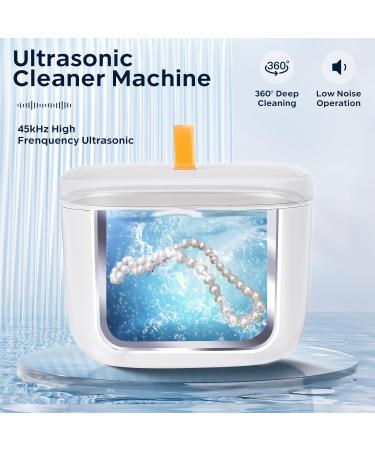 Wikay Ultrasonic Cleaner for Dentures, Retainers, Mouth Guards - Professional Dental Cleaner Machine - Portable & Electric - 255ML Capacity - Buy Online on GoSupps.com