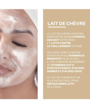 La Maison des Sultans - Organic Goat's Milk and Organic Argan Oil Mask Soap - Made in France - Face and Body - Anti-Imperfections - Gentle - 99% Natural - 100g - Buy Online on GoSupps.com