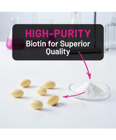 NatureWise High Potency Biotin 10 000 mcg Softgels - Biotin for Hair Growth Women & Men + Skin & Nails Support - Non-GMO USA Manufactured - 120 Softgels 120-Day Supply  - Buy Online on GoSupps.com