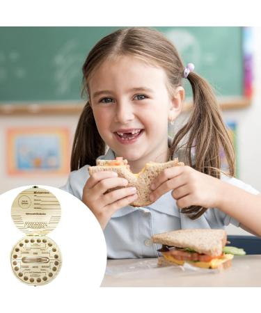 Eco-Friendly Wooden Tooth Box for Baby Teeth | Perfect Milk Tooth Souvenir & Storage Gift for Boys & Girls - Buy Online on GoSupps.com