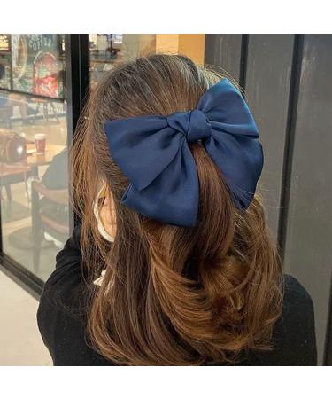 Shop Bow Hair Clip - Women s French Large Hair Bows | Blue Hair Clips for Girls - International Shipping Available - Buy Online on GoSupps.com