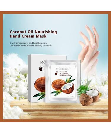 Elitzia ETMM03 Handmask Moisturizing Gloves - Repair Dry Cracked Skin with Coconut Oil | Unisex Hand Care - Buy Online on GoSupps.com