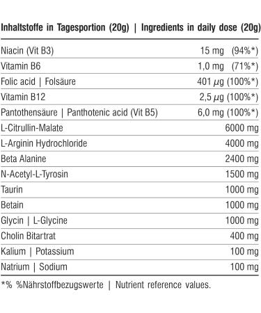 Hi Tec Nutrition Best Team Ever Preworkout Booster | 500g Caffeine-Free Instant Drink for Strength & Endurance Athletes - Orange Flavor - Buy Online on GoSupps.com