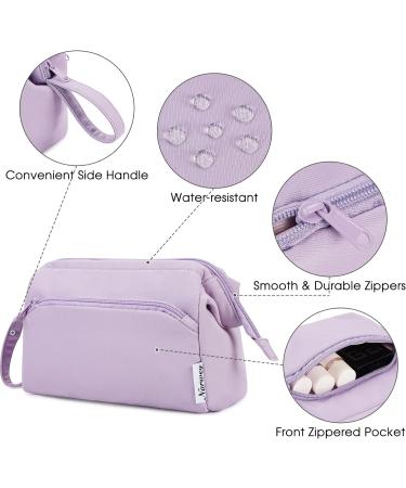 Narwey Large Purple Makeup Bag Travel Toiletry Organizer for Women - Buy Online on GoSupps.com