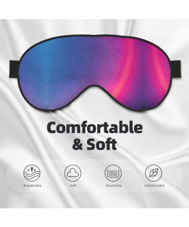 Buy SSIMOO Abstract Geometric Soft Sleep Eye Mask | Female Breathable Eye Patch for Travel & Relaxation - Black - Buy Online on GoSupps.com