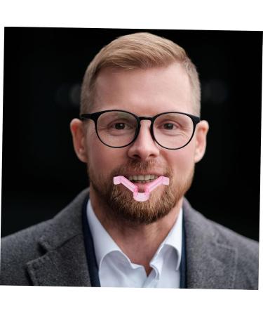 Beavorty Lip Muscle Trainer Muscle Exerciser Exerciser Lips Face Exerciser Muscle Lips Trainer Oral Exerciser Mouth Muscle Tightener Slimming Exerciser Lift Lift Tool 9.30X7.70X1.50CM Pink - Buy Online on GoSupps.com