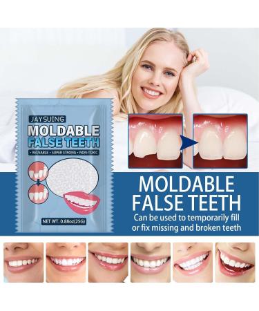 Tooth Repair Kit Temporary Tooth Repair Kit Teeth Repair Kit for Missing Tooth Temporary Teeth Replacement Kit Moldable False Teeth Cavity Filler for Teeth Temporary Filling for Tooth - Buy Online on GoSupps.com