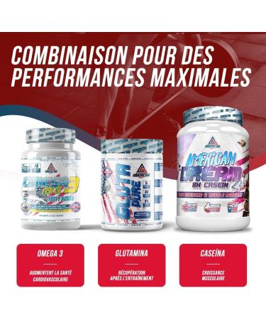 As American Supplement | American Dream Casein | Casein Protein | Avoid Catabolism | Bodybuilding Protein | Chocolate | High Protein | 900g - Buy Online on GoSupps.com