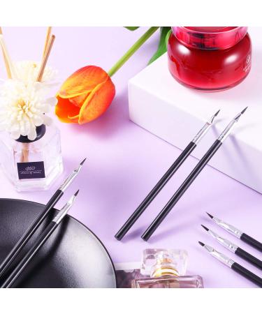 12 Pieces Angled Eyeliner Brushes - Lightweight & Fine Bent Angle for Precise Makeup Application - Buy Online on GoSupps.com