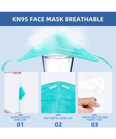 Kn95 Face Masks 50 Pcs - Cup Dust Safety Masks for Outdoor Protection - Buy Online on GoSupps.com