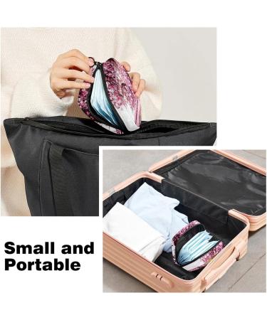 Blossom Tree Spring Flowers Portable Sanitary Napkin Storage Bag | Period Accessories for Women & Teenage Girls | Menstrual Cup & Document Holder - Buy Online on GoSupps.com