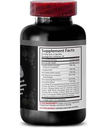 Get Hard Pills - L-Arginine Ginseng Maca Extract for Men - Tongkat Ali, Muira Puama, Pumpkin Seeds - 2 Bottles 120 Capsules - Buy Online on GoSupps.com