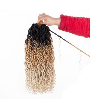 Xtrend 18-Inch Curly Hair Extensions - 8 Packs 14 Strands | Messy Boho Faux Locs - 3 Colors Available - Buy Online on GoSupps.com