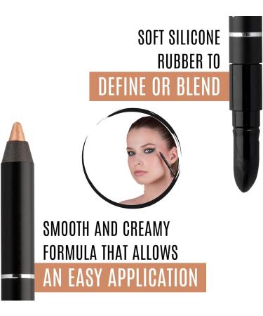 IMPALA Waterproof Eyeliner No. 25 - Rose Gold Metallic | Creamy & Long-Lasting | Defined or Smudged Look - Buy Online on GoSupps.com