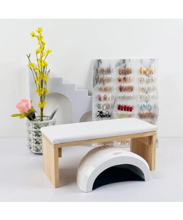 Yisinuoo Professional Microfiber Leather Nail Arm Rest Cushion - White - Buy Online on GoSupps.com