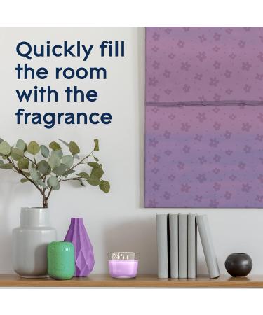 Glade Happy-Go-Lilac Candle | Essential Oil Infused 3-Wick Air Freshener | 6.8oz Fragrance Candle - Buy Online on GoSupps.com